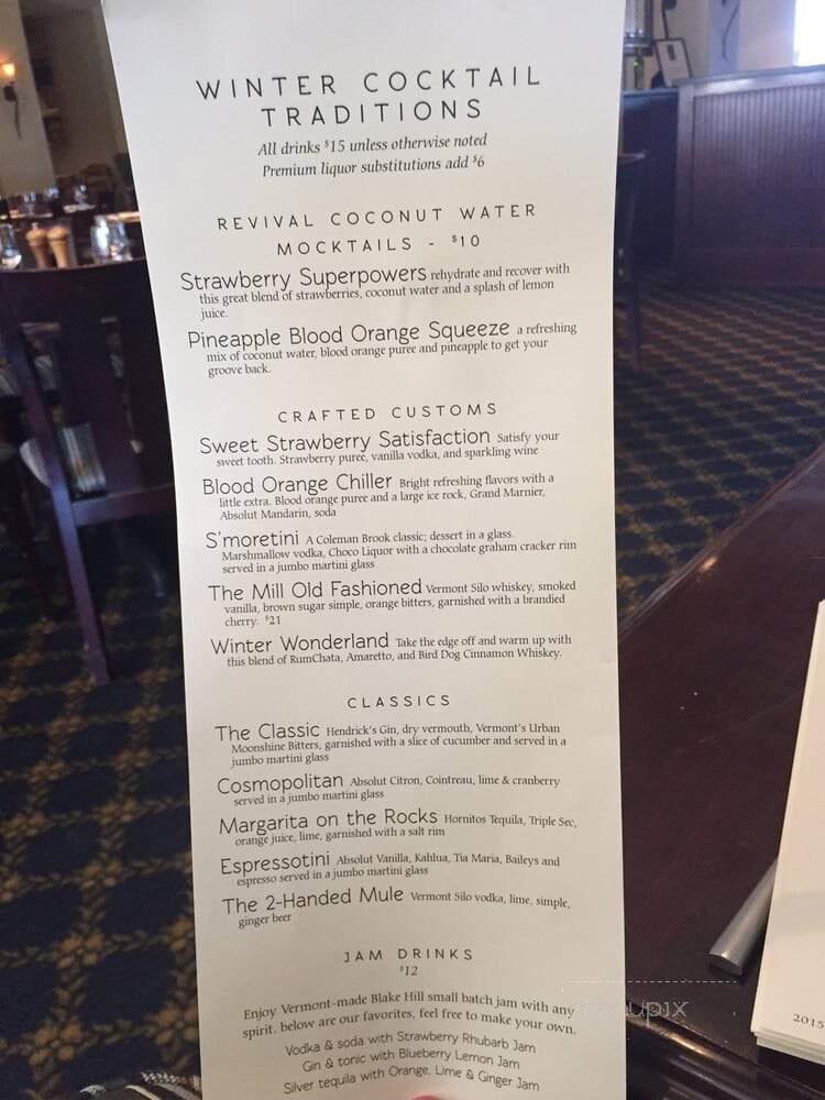 Coleman Brook Tavern - Ludlow, VT