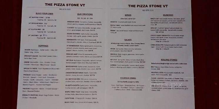 The PIzza Stone VT - Chester, VT