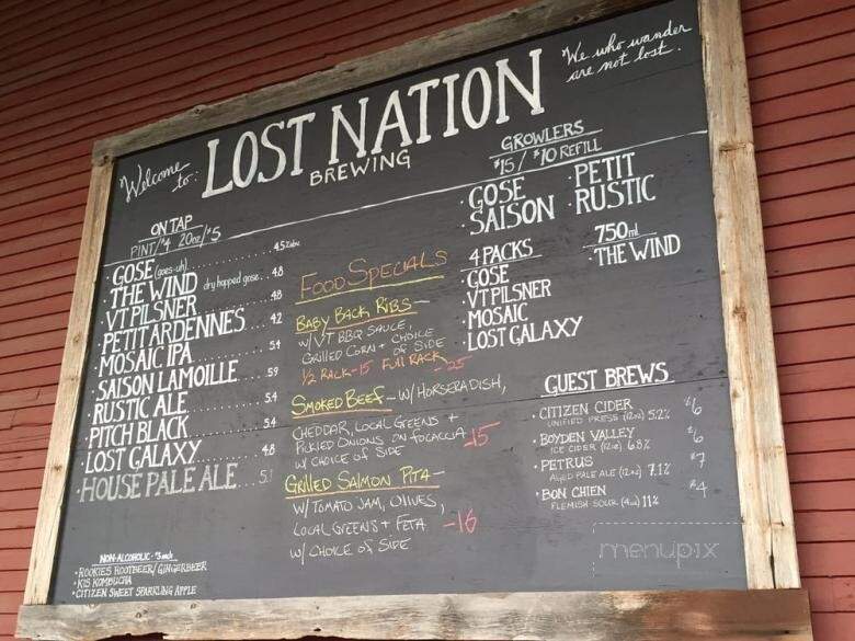 Lost Nation Brewing - Morristown, VT