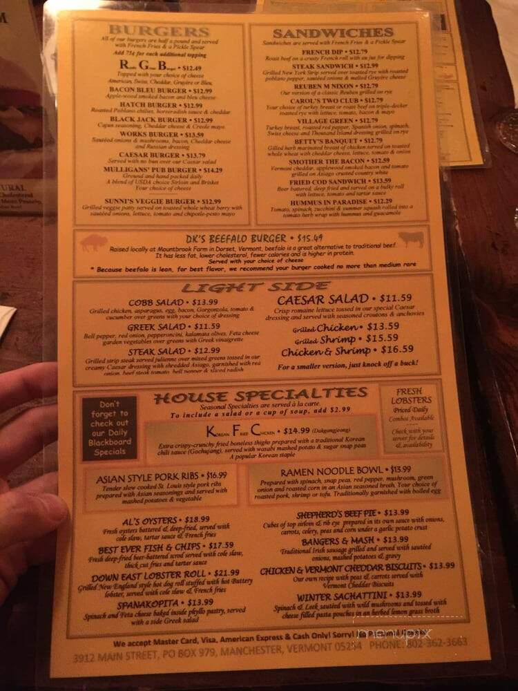 Mulligan's Pub & Restaurant - Manchester, VT