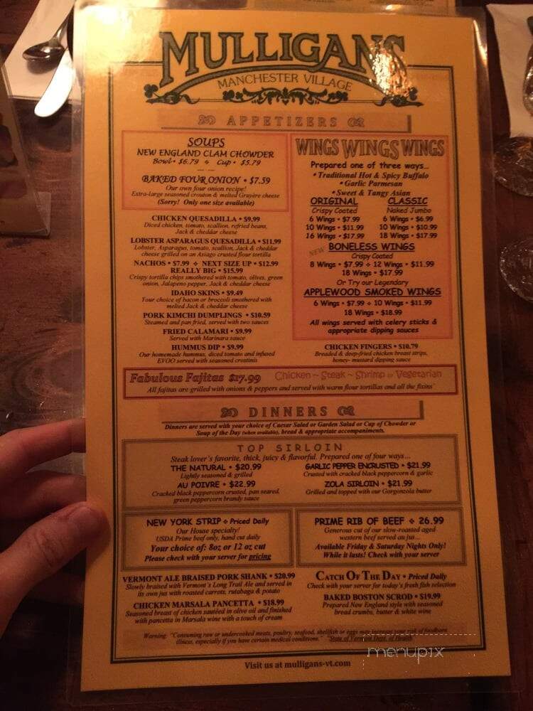 Mulligan's Pub & Restaurant - Manchester, VT