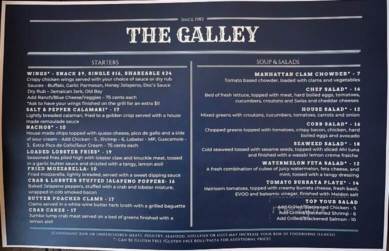 Galley Restaurant & Bar - Westport, NY
