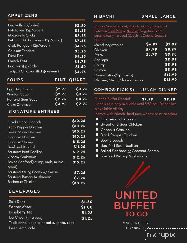 United Buffet - Schenectady, NY