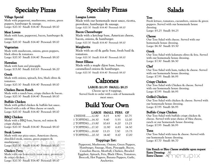 Village Pizza - South Royalton, VT