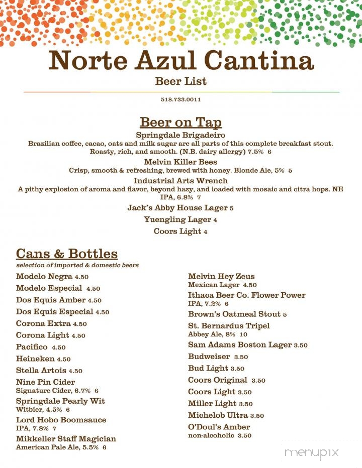 Norte Azul Cantina - Stephentown, NY