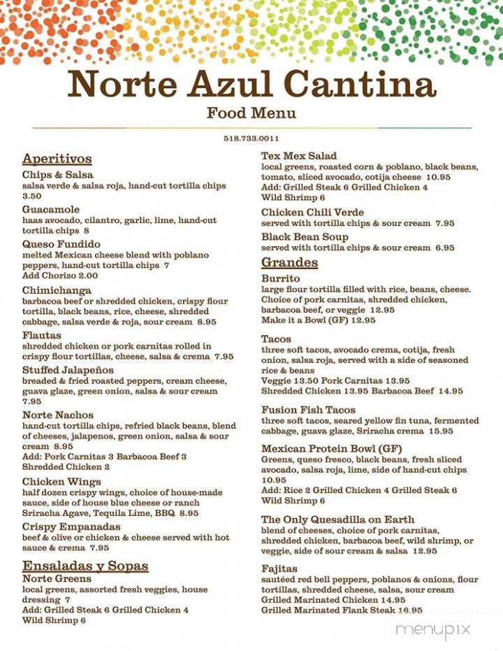 Norte Azul Cantina - Stephentown, NY